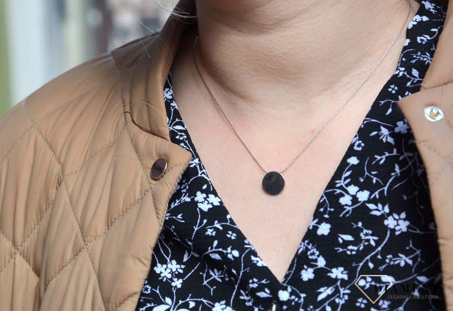 Naszyjnik srebrny celebrytka kółeczko Dall'Acqua C RM CL12811 038.JPG